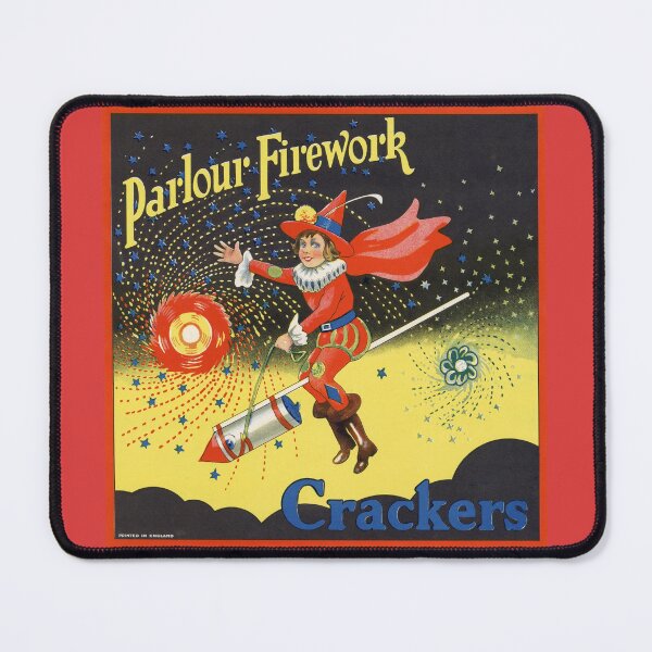 Item preview, Antique New Year Fireworks Label designed and sold by prettycritters.