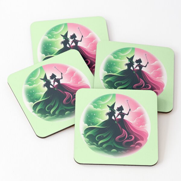 Item preview, Elphaba & Glinda Wicked the Musical Defying Gravity designed and sold by NerdiPop.