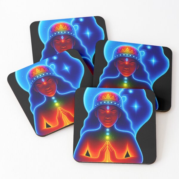 Item preview, “Vision Ascended – Eagle & Goddess Chakra Light” designed and sold by Authentic Kaleidoscope.
