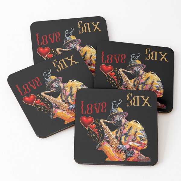 Item preview, LOVE & SAX designed and sold by BabaSoti.