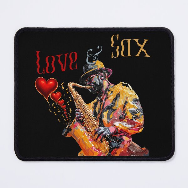 Item preview, LOVE & SAX designed and sold by BabaSoti.