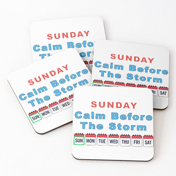 Item preview, Sunday. Calm Before The Storm. designed and sold by BSCI Designs.