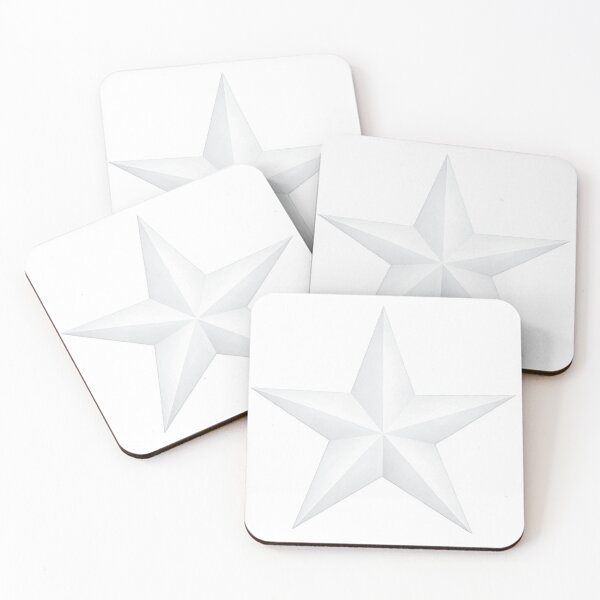 Item preview, White Watercolor Star designed and sold by Blink Art Studio.