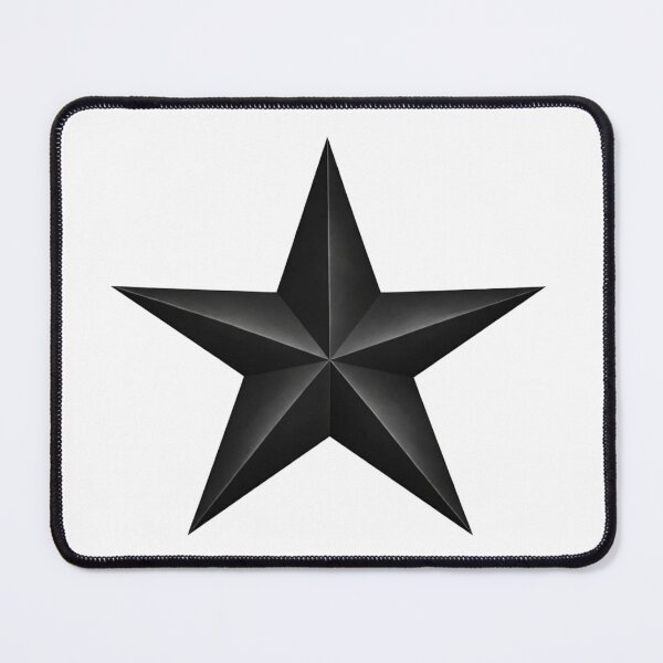 Item preview, Black Watercolor Star designed and sold by Blink Art Studio.