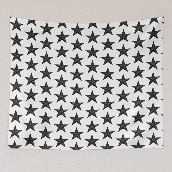 Item preview, Black Watercolor Star designed and sold by Blink Art Studio.