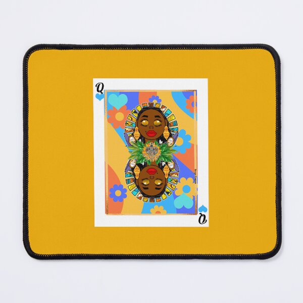 Item preview, Oshun Retro Veve Floral Playing Card designed and sold by artbyomega.