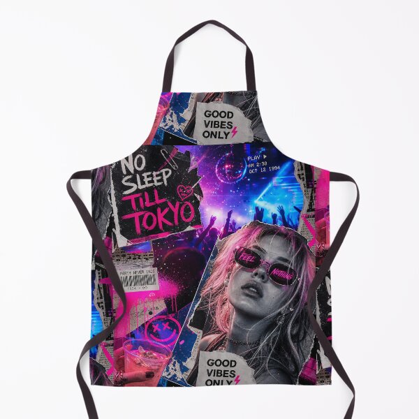 Item preview, Neon Ruckus — Millennial Party Mixed‑Media Collage designed and sold by Jandedan.