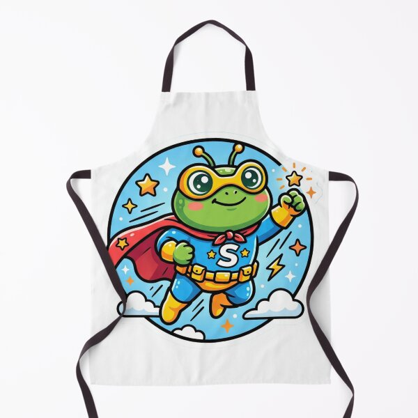 Item preview, Super Hero Frog – Cute Cartoon Amphibian Adventure Design designed and sold by ArtsyExplorer.