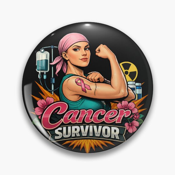 Item preview, Resilient Cancer Fighter Woman Awareness Art designed and sold by Tsugraf Designs.