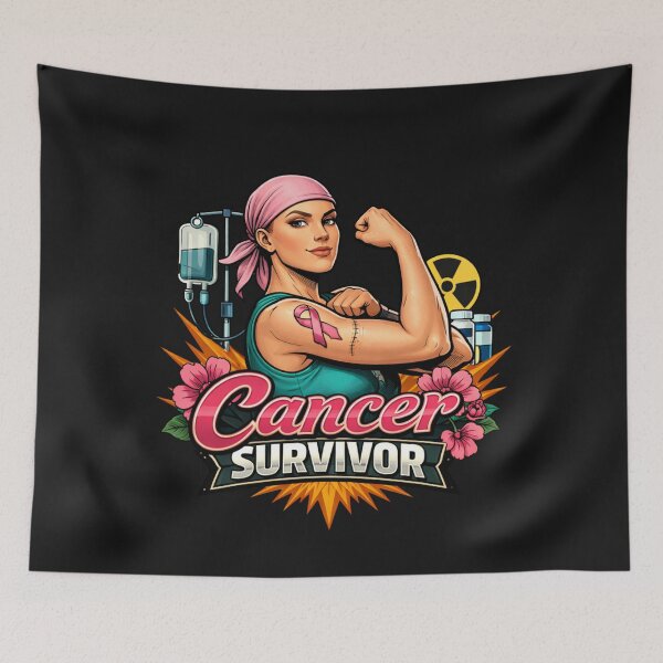 Item preview, Resilient Cancer Fighter Woman Awareness Art designed and sold by Tsugraf Designs.