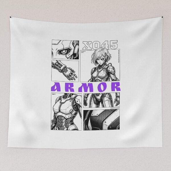 Item preview, Cyborg girl Collage designed and sold by krabbaraban.
