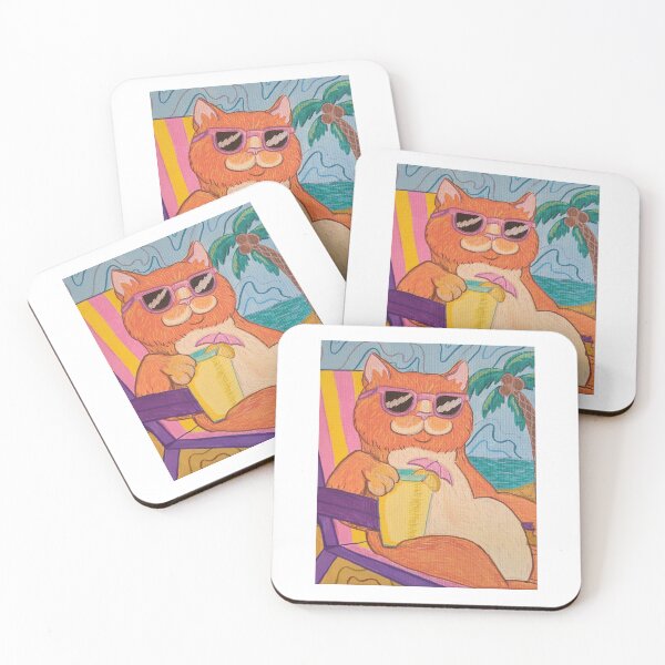 Item preview, Vacation Cat designed and sold by DaughertyDraws.