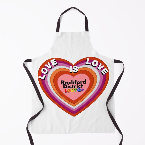 Item preview, Love is Love - Lesbian Flag designed and sold by Rochford District LGBTQ+ Group.