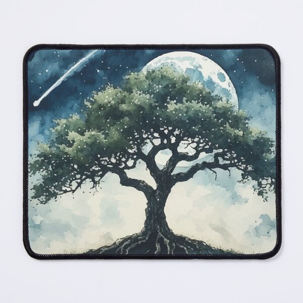 Item preview, Moonlit Tree & Shooting Star - A Knight's Oath designed and sold by TamaraWabe.