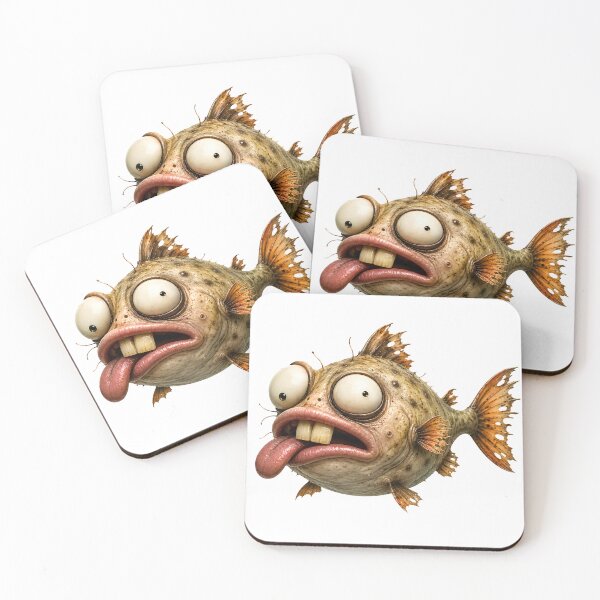 Item preview, Goofy Mutant Fish designed and sold by Fishing iq.