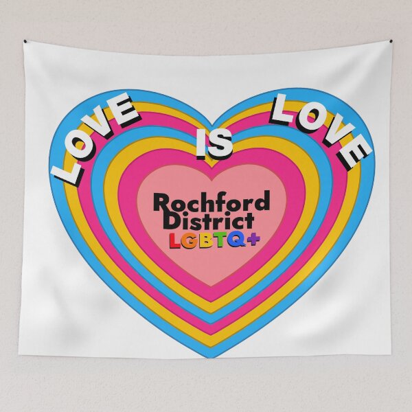 Item preview, Love is Love - Pansexual Flag designed and sold by Rochford District LGBTQ+ Group.