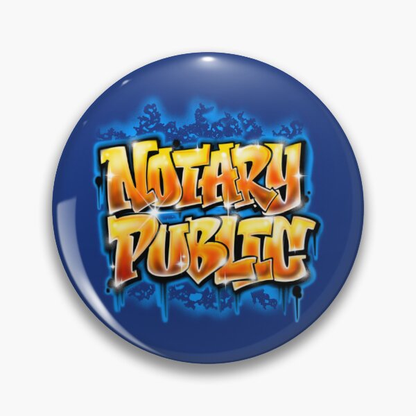 Item preview, Graffiti Airbrush Notary Public Design designed and sold by NotaryLife.