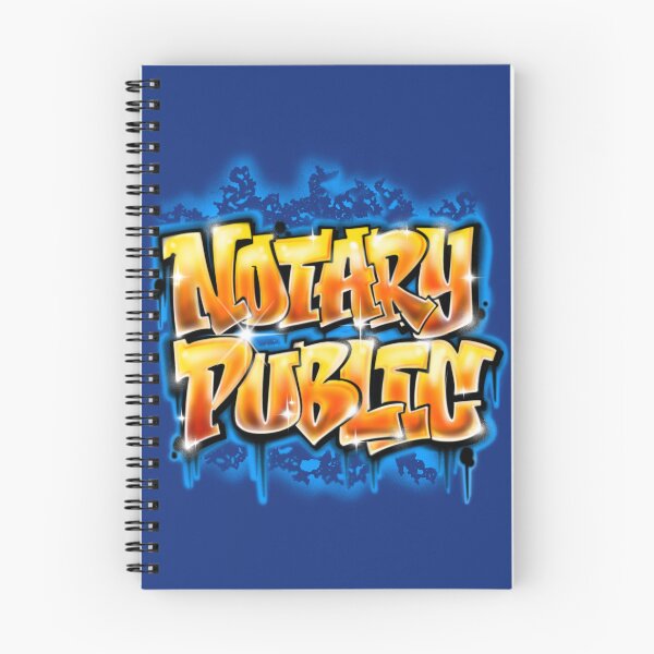 Item preview, Graffiti Airbrush Notary Public Design designed and sold by NotaryLife.