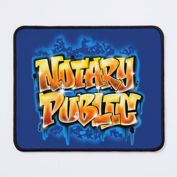 Item preview, Graffiti Airbrush Notary Public Design designed and sold by NotaryLife.