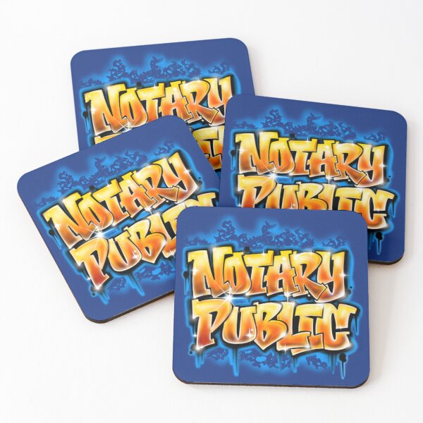 Item preview, Graffiti Airbrush Notary Public Design designed and sold by NotaryLife.
