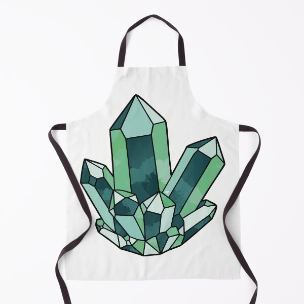 Item preview, Green Crystal Quartz Cluster Sticker - Watercolor Emerald Magic Gemstone Art designed and sold by BestChoiceService.