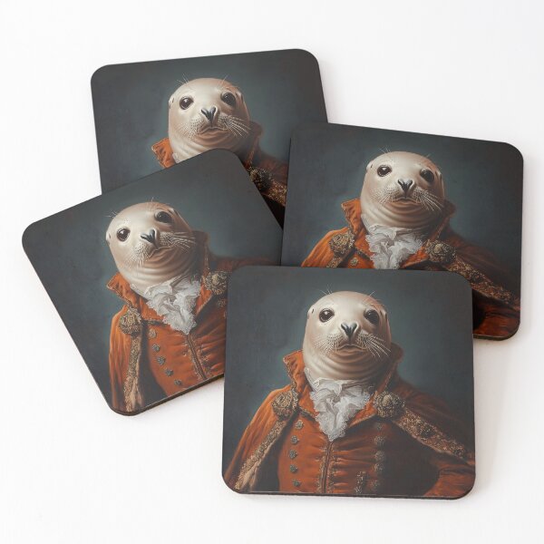 Item preview, Sir Sealington and the problem of social interaction designed and sold by The Gilded Beast.