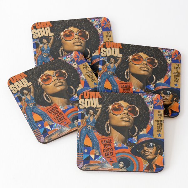 Item preview, Disco Inferno — 70s Disco & Funk Mixed‑Media Collage designed and sold by Jandedan.