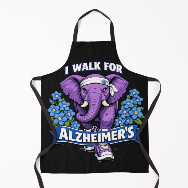 Item preview, I Walk For Alzheimer's Memory Support Elephant designed and sold by Tsugraf Designs.