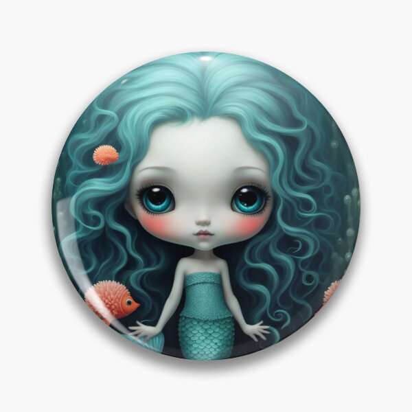 Item preview, Tilly Little Teal Mermaid designed and sold by prettycritters.