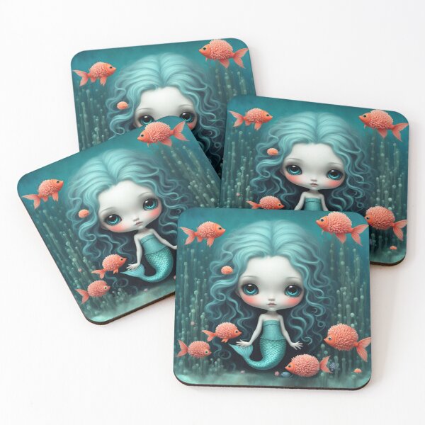 Item preview, Tilly Little Teal Mermaid designed and sold by prettycritters.