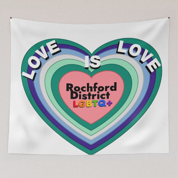 Item preview, Love is Love - Gay Flag designed and sold by Rochford District LGBTQ+ Group.