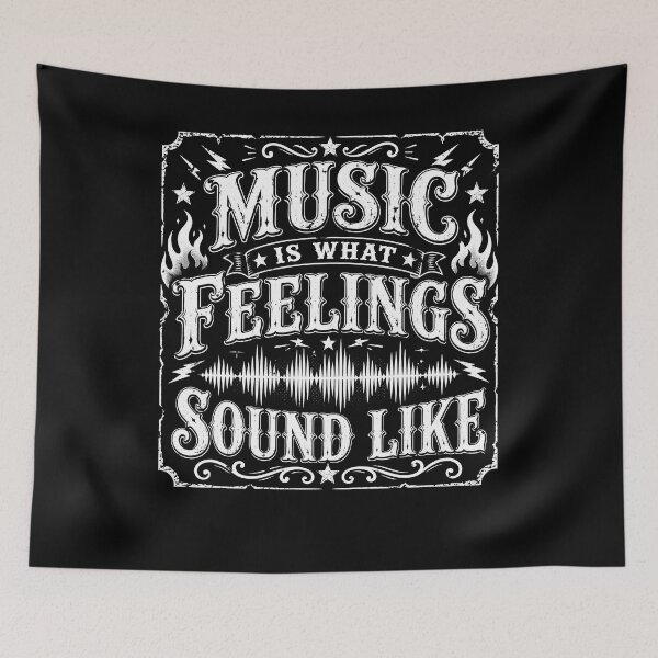 Item preview, Music is what Feelings Sound Like designed and sold by Department61.