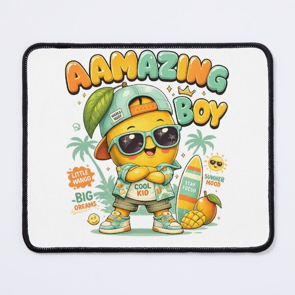 Item preview, AAMAZING BOY Cute Mango Summer Toddler T-Shirt Design designed and sold by Adira-And-Mom.