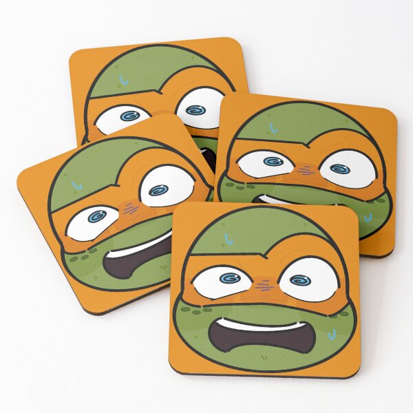 Item preview, TMNT 2012 - Mikey spooked  designed and sold by HikikomoriCorner.