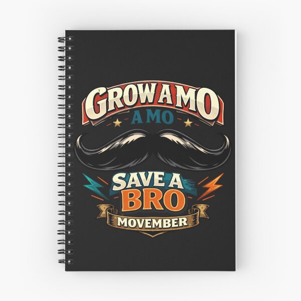 Item preview, Grow A Mo Save A Bro Movember Mustache designed and sold by Tsugraf Designs.