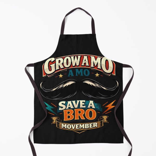 Item preview, Grow A Mo Save A Bro Movember Mustache designed and sold by Tsugraf Designs.