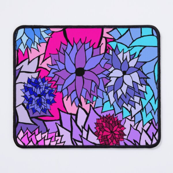 Item preview, Dreamy Neon Floral Mosaic designed and sold by VividVibek.