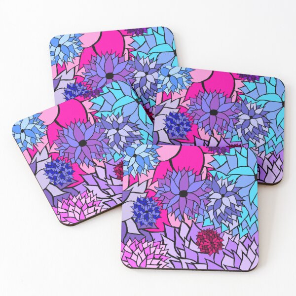 Item preview, Dreamy Neon Floral Mosaic designed and sold by VividVibek.