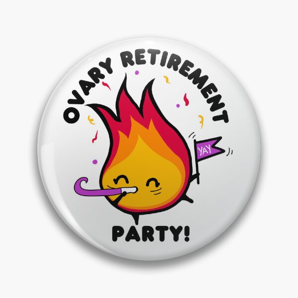 Item preview, Ovary Retirement Party | Funny Menopause Sticker designed and sold by Dr. B Sticker Rx.