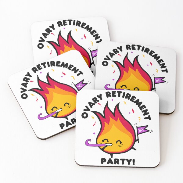 Item preview, Ovary Retirement Party | Funny Menopause Sticker designed and sold by Dr. B Sticker Rx.