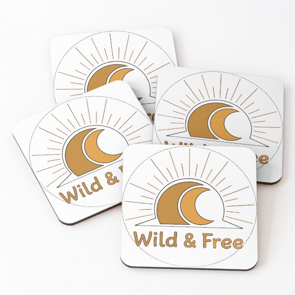 Item preview, Wild and Free Celestial Moon Sticker - Minimalist Boho Desert Sunburst Art designed and sold by BestChoiceService.