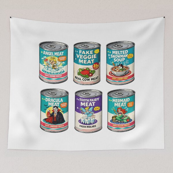 Item preview, When the nuclear blast comes, dinner still matters. Stock your shelter up now.  designed and sold by Gunnar Hermansen.