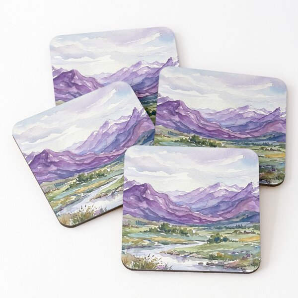 Item preview, Purple mountains designed and sold by The King's general goods.