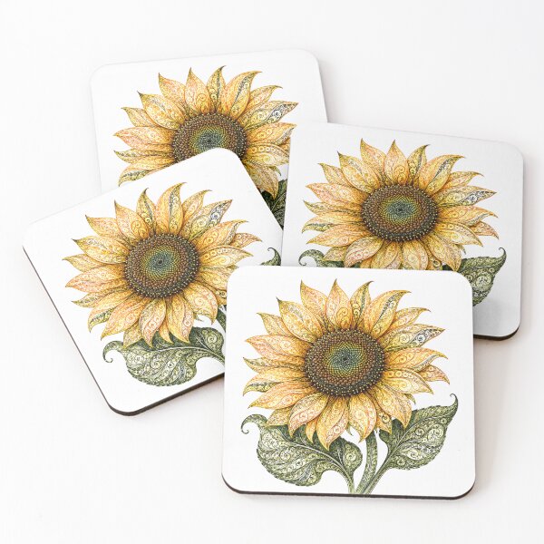 Item preview, Intricate Sunflower designed and sold by PaintedbyCarol.