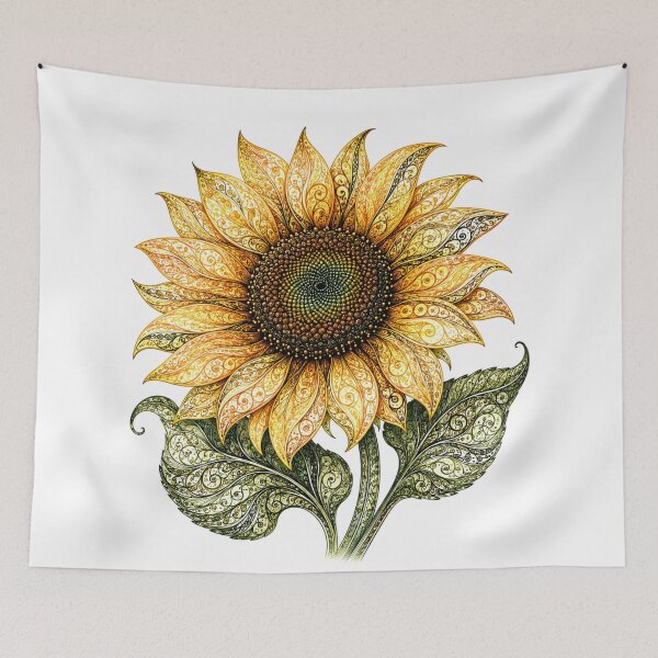 Item preview, Intricate Sunflower designed and sold by PaintedbyCarol.