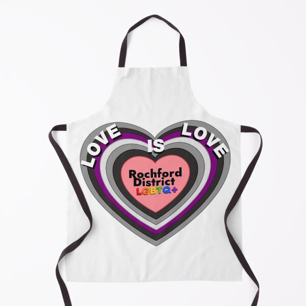 Item preview, Love is Love - Asexual Flag designed and sold by Rochford District LGBTQ+ Group.