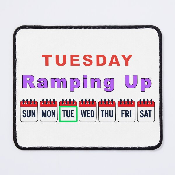 Item preview, Tuesday. Ramping Up designed and sold by BSCI Designs.