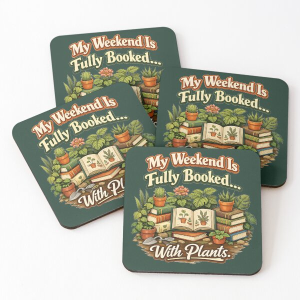 Item preview, My Weekend Is Fully Booked With Plants – Cozy Plant Lover Reading Design designed and sold by blankTeeShirt.