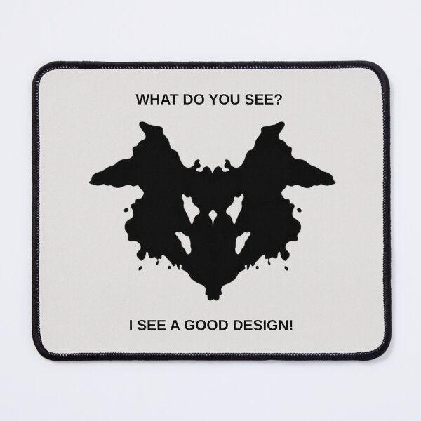 Item preview, Funny Psychologist Gift Rorschach Test I See A Good Design Therapist Humor designed and sold by AkDesign022.