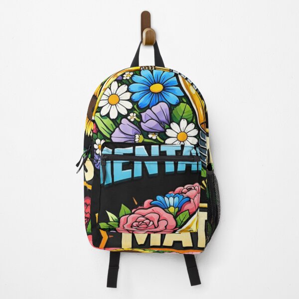 Item preview, Mental Health Matters Floral Brain Lightbulb Awareness designed and sold by Tsugraf Designs.